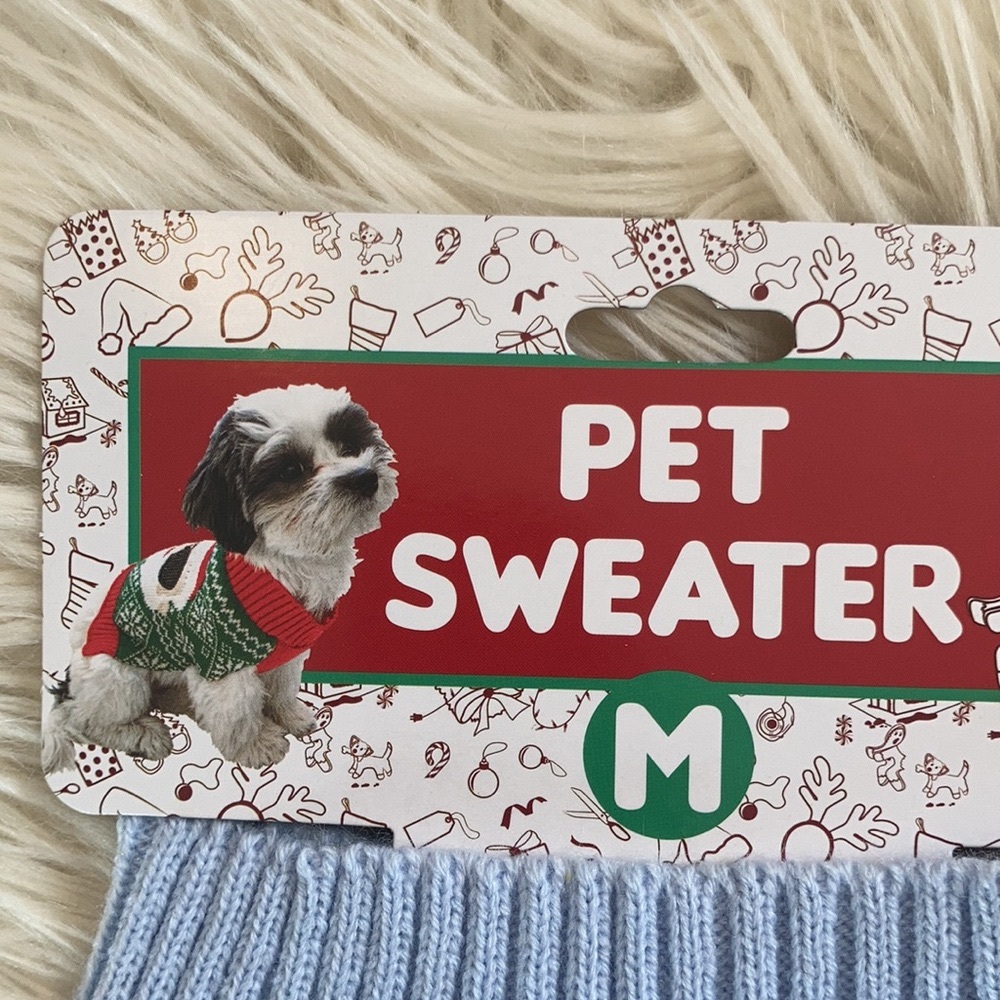 NWT dog holiday pet sweater Christmas gnomes ugly Christmas sweater for dog cat - Picture 5 of 16